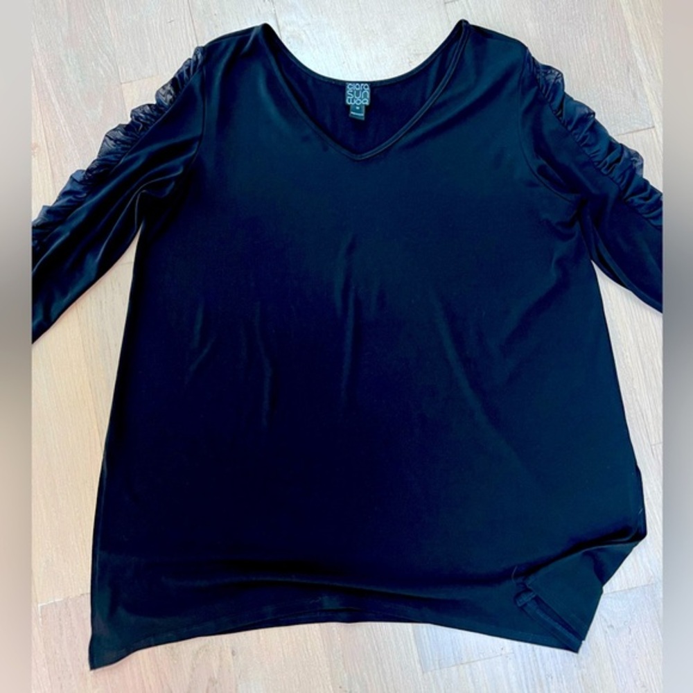 EUC Clara Sun Woo 1X Women’s Black Shirt